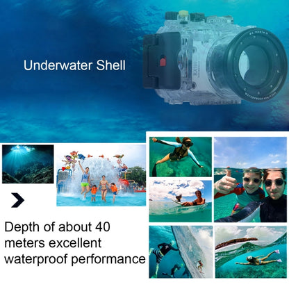 PULUZ 40m Underwater Depth Diving Case Waterproof Camera Housing for Sony RX100 III(Transparent) - Camera Accessories by PULUZ | Online Shopping UK | buy2fix