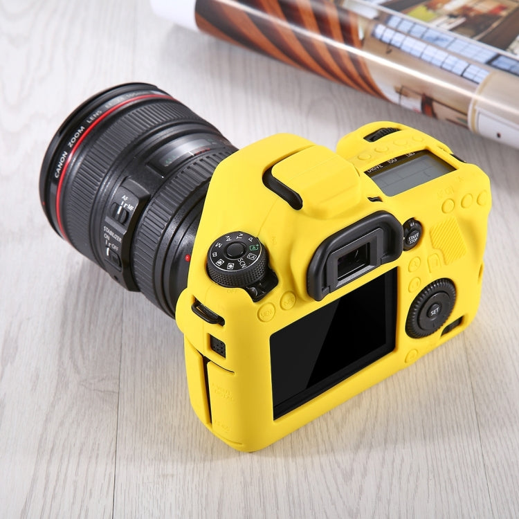 PULUZ Soft Silicone Protective Case for Canon EOS 6D(Yellow) - Camera Accessories by PULUZ | Online Shopping UK | buy2fix