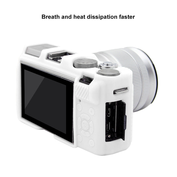 PULUZ Soft Silicone Protective Case for FUJIFILM X-A3 / X-A10(White) - Protective Case by PULUZ | Online Shopping UK | buy2fix