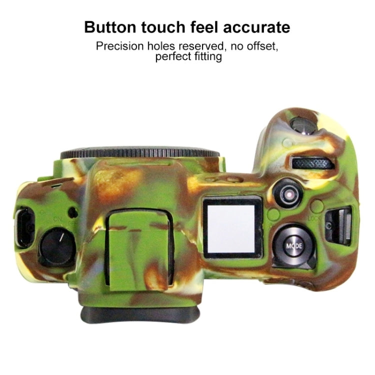 PULUZ Soft Silicone Protective Case for Canon EOS R(Camouflage) - Camera Accessories by PULUZ | Online Shopping UK | buy2fix