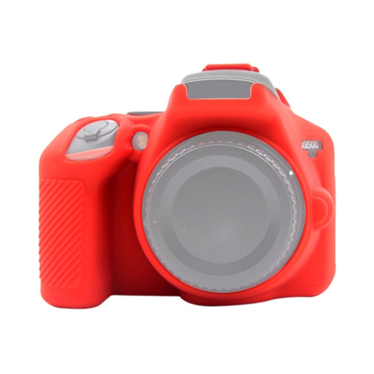 PULUZ Soft Silicone Protective Case for Nikon D3500(Red) - Protective Case by PULUZ | Online Shopping UK | buy2fix