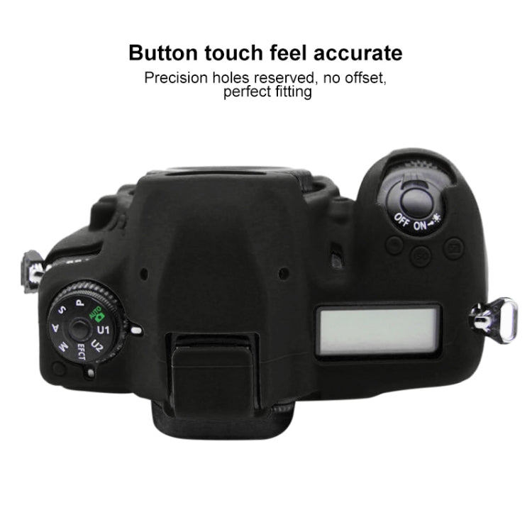 PULUZ Soft Silicone Protective Case for Nikon D780 (Black) - Camera Accessories by PULUZ | Online Shopping UK | buy2fix