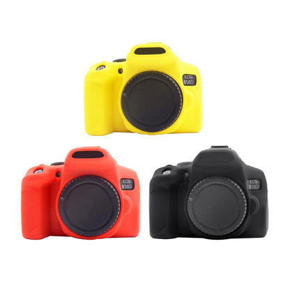 PULUZ Soft Silicone Protective Case for Canon EOS 850D(Yellow) - Protective Case by PULUZ | Online Shopping UK | buy2fix