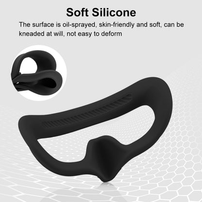 For DJI Avata Goggles 2 PULUZ Flying Eye Mask Silicone Protective Case(Black) -  by PULUZ | Online Shopping UK | buy2fix