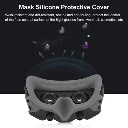 For DJI Avata Goggles 2 PULUZ Flying Eye Mask Silicone Protective Case (Grey) - Cases & Bags by PULUZ | Online Shopping UK | buy2fix