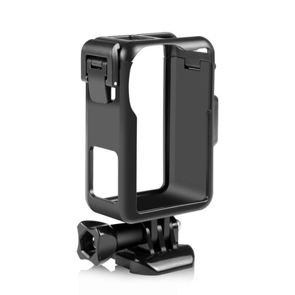 For DJI Osmo Action Pro 5 / 4 / 3 PULUZ Vertical Plastic Protective Frame Cage with Cold Shoes (Black) - Protection Frame by PULUZ | Online Shopping UK | buy2fix