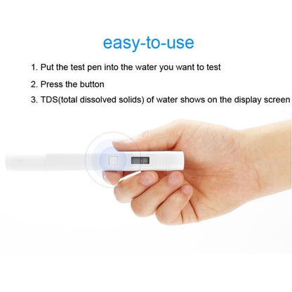 Original Xiaomi Superb Accurate Mini Exquisite Easy-to-use Water Purity Tester Water Quality TDS Tester(White) - PH & Moisture Meter by Xiaomi | Online Shopping UK | buy2fix