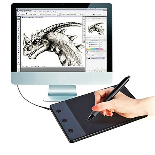 HUION H420 Computer input Device 4.17 x 2.34 inch 4000LPI Drawing Tablet Drawing Board with Pen - Consumer Electronics by HUION | Online Shopping UK | buy2fix