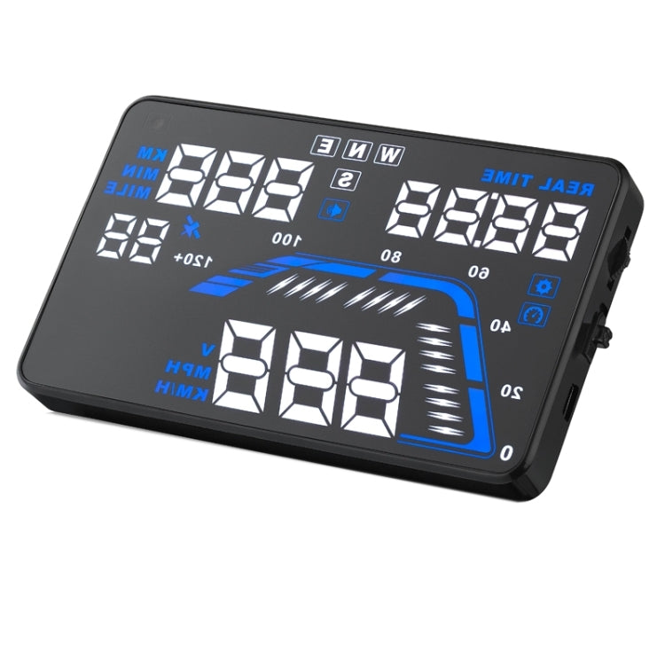 Q7 5.5 inch Car GPS HUD Vehicle-mounted Head Up Display Security System, Support Speed & Real Time & Altitude & Over Speed Alarm & Satellite Number, etc. - Head Up Display System by buy2fix | Online Shopping UK | buy2fix