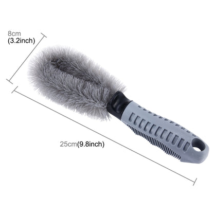 KANEED Car Wheel Tire Rim Scrub Brush Hub Clean Wash Brush Car Truck Motorcycle Bike Washing Cleaning Tool - Car washing supplies by KANEED | Online Shopping UK | buy2fix