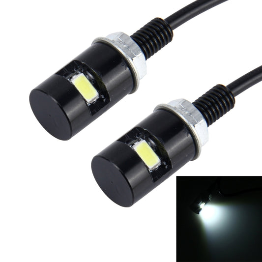 2 PCS 1W 100lm 1-SMD 5630 LED White Light Car / Motorcycle License Plate Screw Lamp - Others by buy2fix | Online Shopping UK | buy2fix