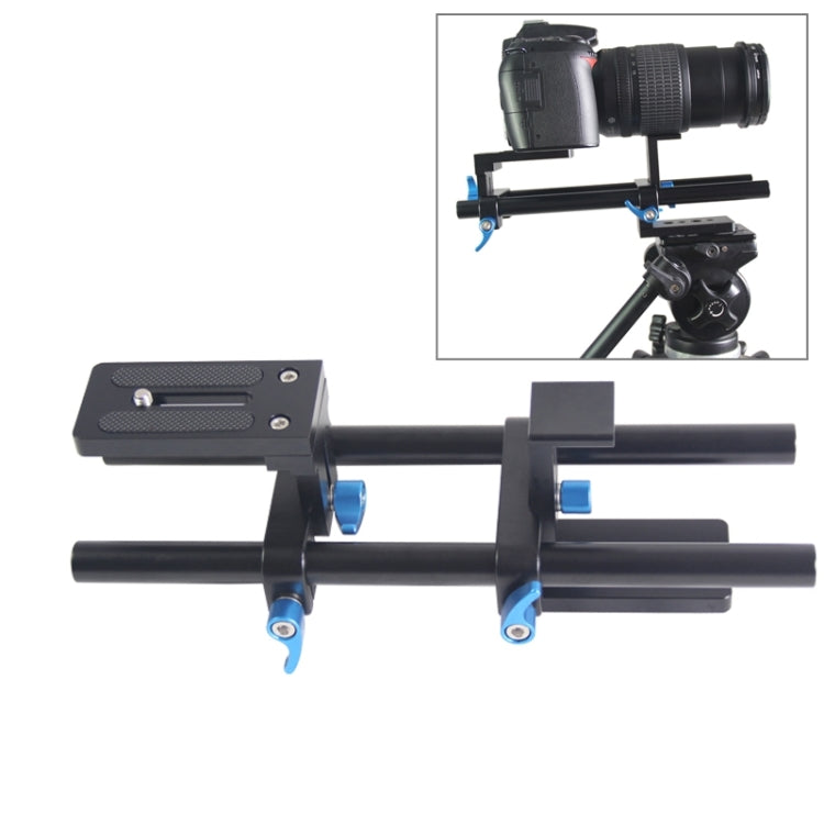 YEANGU YLG1005A 15mm Quick Release Rail Rod for SLR Cameras - Camera Slider by YELANGU | Online Shopping UK | buy2fix