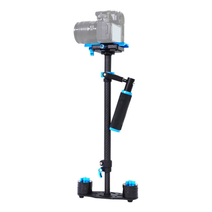 YELANGU 38.5-61cm Carbon Fiber Handheld Stabilizer for DSLR & DV Digital Video & Cameras, Capacity Range 0.5-3kg(Blue) - Camera Stabilizer by YELANGU | Online Shopping UK | buy2fix