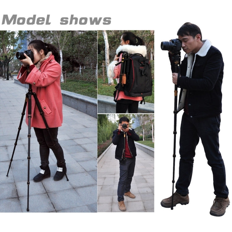 ZOMEI Z688 Portable Professional Travel Magnesium Alloy Material Tripod Monopod with Ball Head for Digital Camera - Tripods by ZOMEI | Online Shopping UK | buy2fix