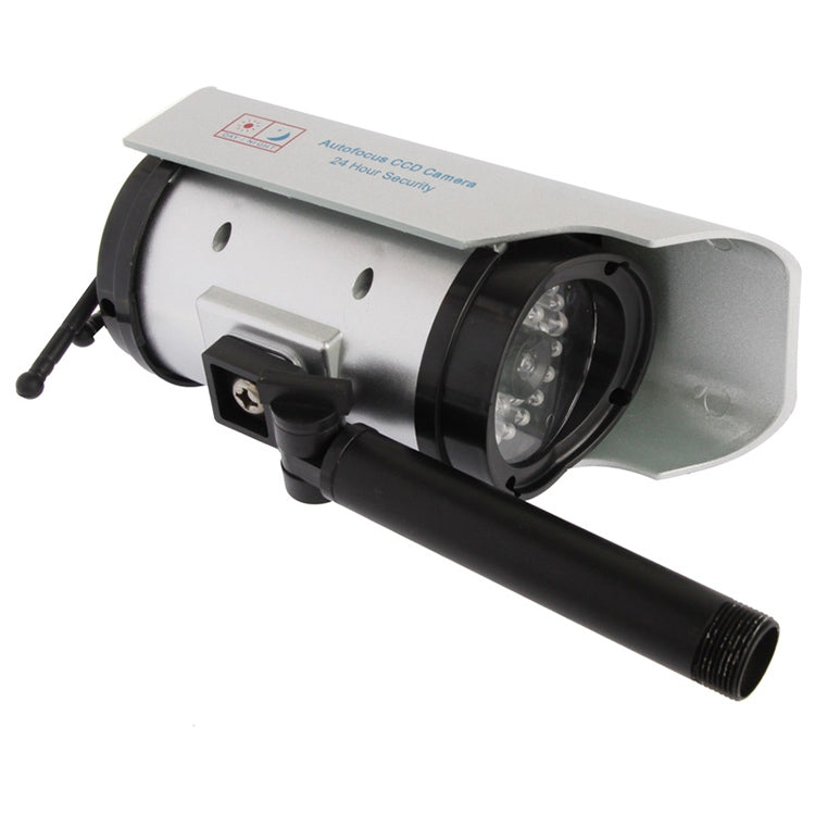 Solar Powered Realistic Looking Dummy Camera with Flashing Red LED Light - Security by buy2fix | Online Shopping UK | buy2fix