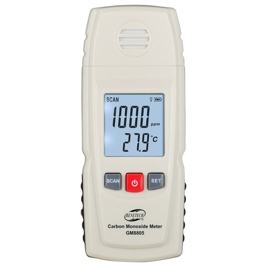 BENETECH GM8805 LCD Display Handheld Carbon Monoxide CO Monitor Detector Meter Tester, Measure Range: 0-1000ppm - Consumer Electronics by BENETECH | Online Shopping UK | buy2fix