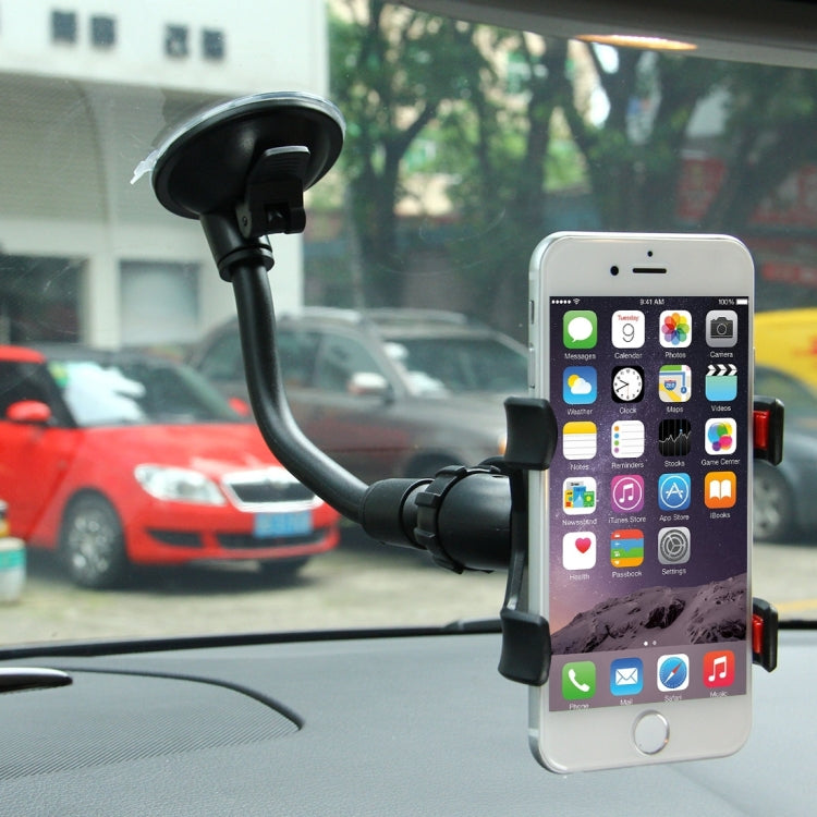 Universal 360 Degree Rotation Suction Cup Car Holder / Desktop Stand, Size Range: 3.5-8.3cm, For iPhone, Galaxy, Huawei, Xiaomi, Lenovo, Sony, LG, HTC and Other Smartphones, MP4, PDA, PSP, GPS(Black) - Car Holders by buy2fix | Online Shopping UK | buy2fix