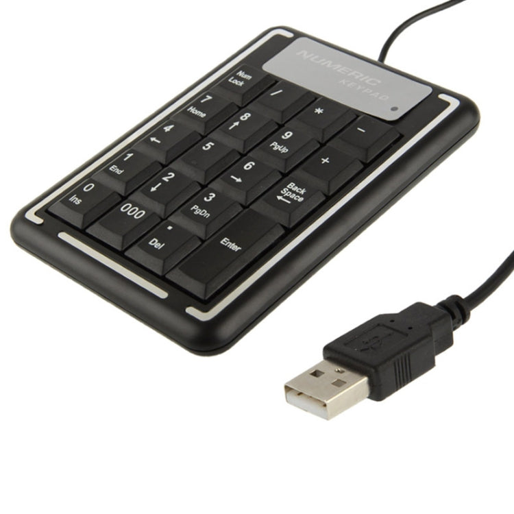 USB Non-synchronous Notebook Computer Numeric Keyboard with 19 Keys - Mini Keyboard by buy2fix | Online Shopping UK | buy2fix