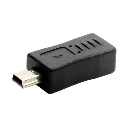 USB 2.0 Mini USB to Micro USB Female Adapter(Black) -  by buy2fix | Online Shopping UK | buy2fix