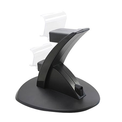 2 x USB Charging Dock Station Stand / Controller Charging Stand for PS4(Black) - Toys & Hobbies by buy2fix | Online Shopping UK | buy2fix