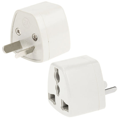 Plug Adapter, Travel Power Adaptor with AU Socket Plug(White) - Consumer Electronics by buy2fix | Online Shopping UK | buy2fix