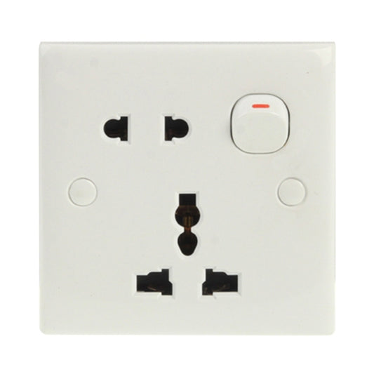 Electric Wall Switch and Socket, EU / AU / US Plug Socket with 1 Switch - Consumer Electronics by buy2fix | Online Shopping UK | buy2fix