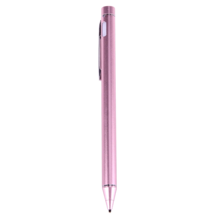 Universal Rechargeable Capacitive Touch Screen Stylus Pen with 2.3mm Superfine Metal Nib, For iPhone, iPad, Samsung, and Other Capacitive Touch Screen Smartphones or Tablet PC(Rose Gold) - Stylus Pen by buy2fix | Online Shopping UK | buy2fix