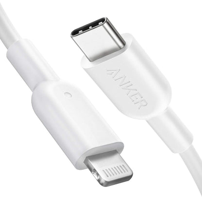 ANKER PowerLine II USB-C / Type-C to 8 Pin MFI Certificated Data Cable, Length: 0.9m(White) - MFI Cable by ANKER | Online Shopping UK | buy2fix