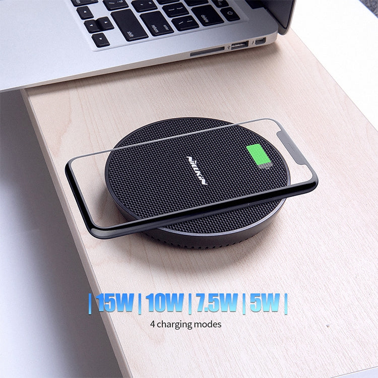 NILLKIN MC035 Power Flash Qi Standard High Speed Wireless Charger (Classic Nylon) - Wireless Charger by NILLKIN | Online Shopping UK | buy2fix