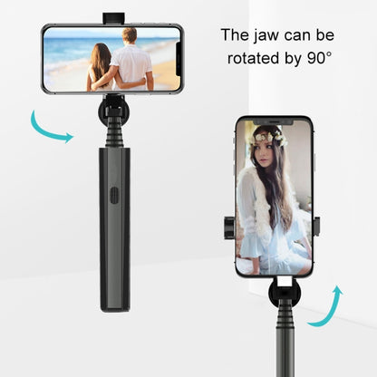 CYKE P9 Universal Stretchable Hidden One-piece Wireless Bluetooth Selfie Stick(Black) - Selfie Sticks by CYKE | Online Shopping UK | buy2fix