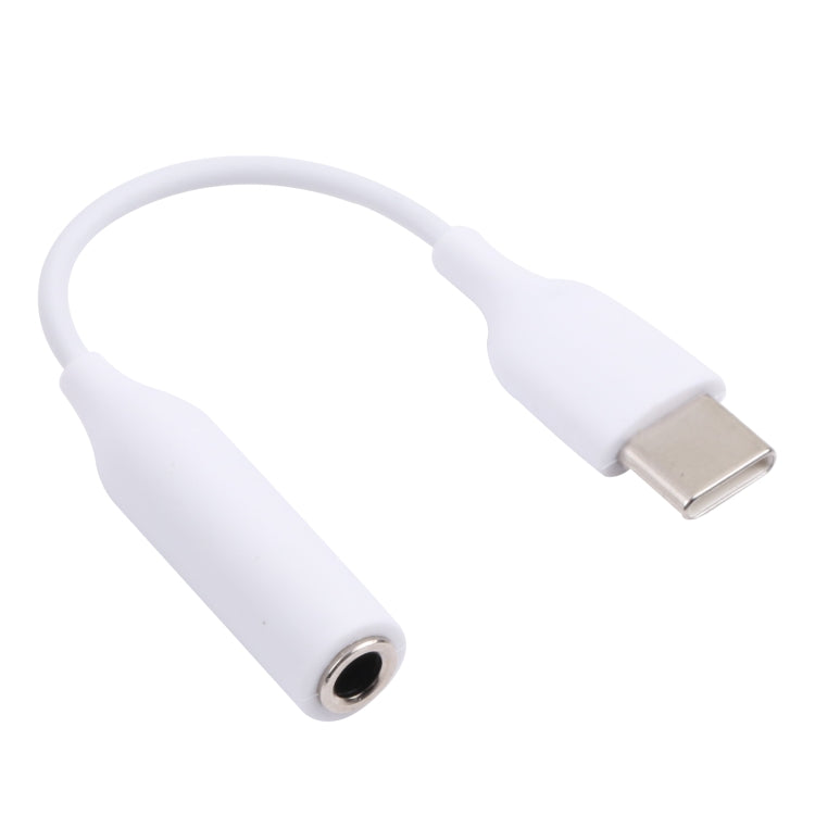 Type-C Male to 3.5mm Female Earphone Adapter Audio Adapter (White) - Type-C Adapter by buy2fix | Online Shopping UK | buy2fix
