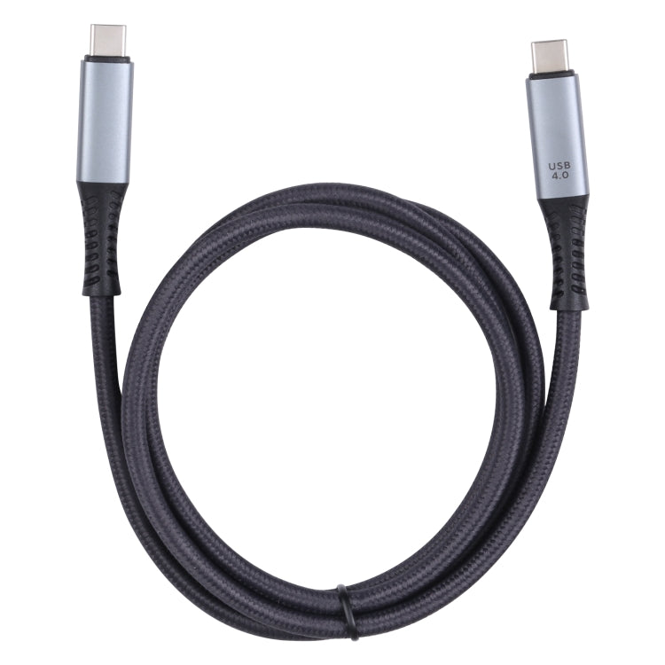 40Gbps 8K USB-C/Type-C to USB-C/Type-C Digital Video Cable Compatible with USB 4, Length: 1m (Black) - Video & Audio Cable by buy2fix | Online Shopping UK | buy2fix