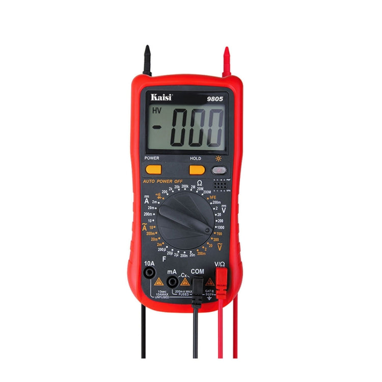 Kaisi 9805 Anti-burning Multifunctional Digital Universal Multimeter Auto-Range Digital Multimeter - Consumer Electronics by Kaisi | Online Shopping UK | buy2fix