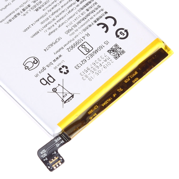 3610mAh BLP685 for OnePlus 6T Li-Polymer Battery - For OnePlus by buy2fix | Online Shopping UK | buy2fix