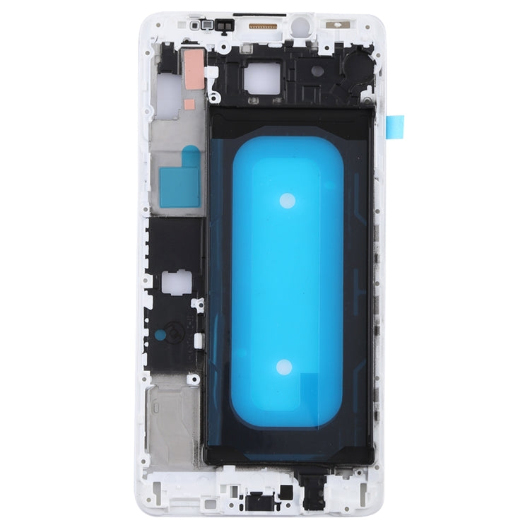 Front Housing LCD Frame Bezel for Galaxy C9 Pro(White) - Repair & Spare Parts by buy2fix | Online Shopping UK | buy2fix