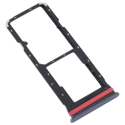 For vivo Y35 SIM Card Tray + SIM Card Tray + Micro SD Card Tray (Black) - Card Socket by buy2fix | Online Shopping UK | buy2fix