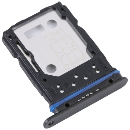 For vivo S15 SIM Card Tray + SIM Card Tray (Black) - Card Socket by buy2fix | Online Shopping UK | buy2fix