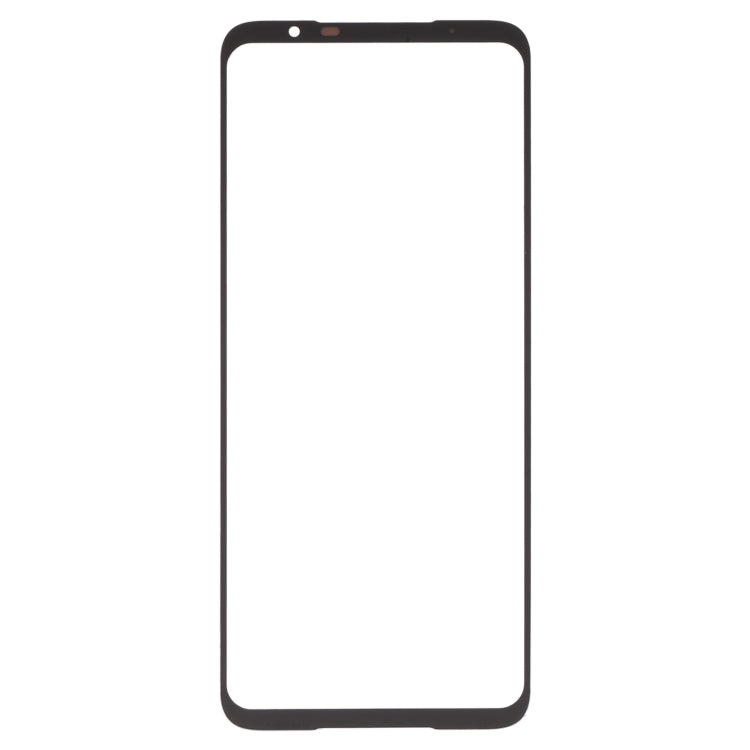 For Asus ROG Phone 5 Pro ZS673KS Front Screen Outer Glass Lens with OCA Optically Clear Adhesive (Black) - Repair & Spare Parts by buy2fix | Online Shopping UK | buy2fix