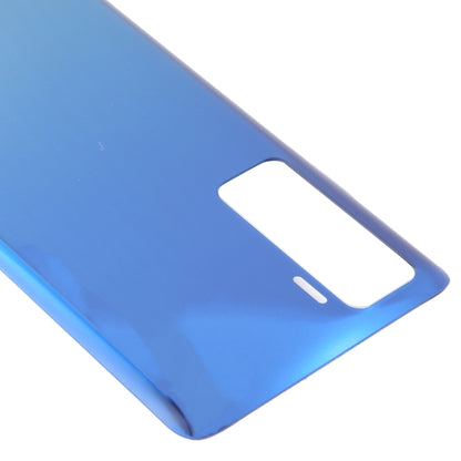 For vivo iQOO 5 5G OEM Glass Battery Back Cover(Blue) - Repair & Spare Parts by buy2fix | Online Shopping UK | buy2fix