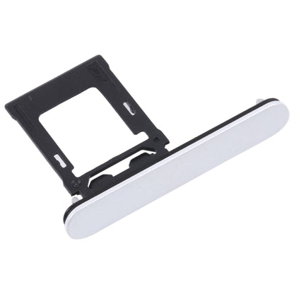 For Sony Xperia XZ1 Compact Original SIM Card Tray + Micro SD Card Tray (Silver) - Repair & Spare Parts by buy2fix | Online Shopping UK | buy2fix