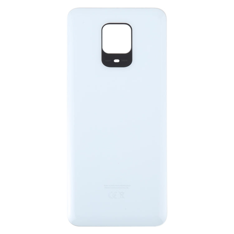 For Xiaomi Redmi Note 9S OEM Glass Battery Back Cover(White) - Back Cover by buy2fix | Online Shopping UK | buy2fix