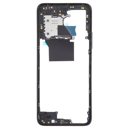 For Xiaomi Redmi 12 4G Original Front Housing LCD Frame Bezel Plate (Black) - Frame Bezel Plate by buy2fix | Online Shopping UK | buy2fix