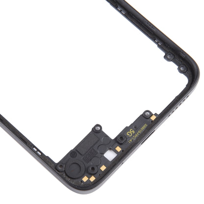 For Xiaomi Redmi 12 4G Original Front Housing LCD Frame Bezel Plate (Black) - Frame Bezel Plate by buy2fix | Online Shopping UK | buy2fix