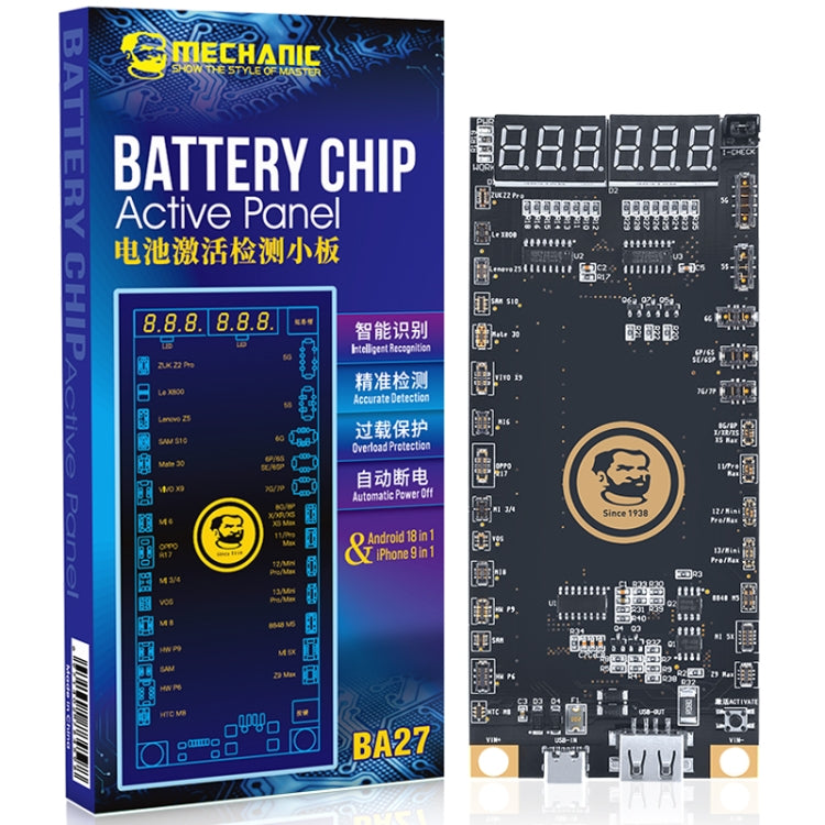 Mechanic BA27 Battery Activation Detection Board For iPhone 5-13 Pro Max / Android Phone - Test Tools by MECHANIC | Online Shopping UK | buy2fix