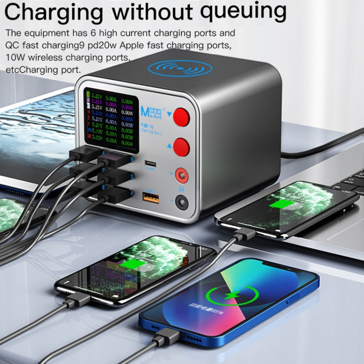 MaAnt Dianba NO.1 Multi-port Wireless USB PD Charger, US Plug - Repair & Spare Parts by buy2fix | Online Shopping UK | buy2fix