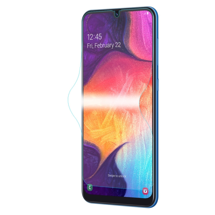 ENKAY Hat-Prince 0.1mm 3D Full Screen Protector Explosion-proof Hydrogel Film for Galaxy A30 / A50 - For Samsung by ENKAY | Online Shopping UK | buy2fix