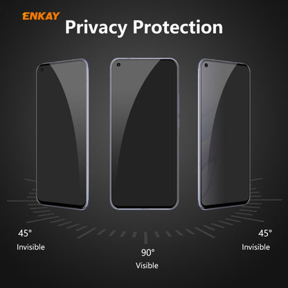 For Huawei Honor 30 ENKAY Hat-Prince 0.26mm 9H 6D Privacy Anti-spy Full Screen Tempered Glass Film - Honor Tempered Glass by ENKAY | Online Shopping UK | buy2fix