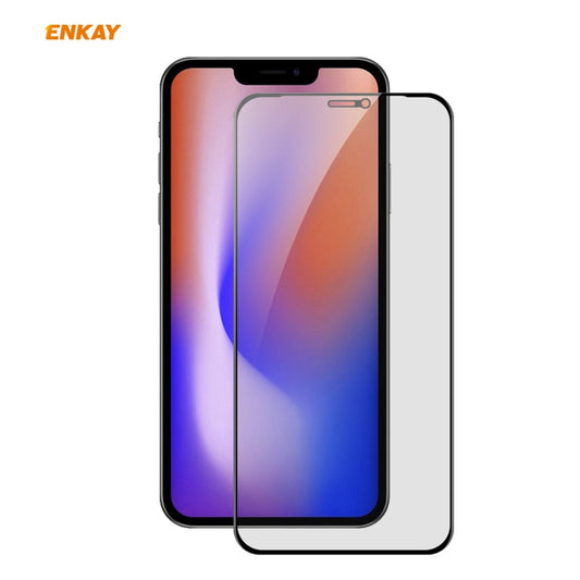 For iPhone 12 Pro Max ENKAY 0.26mm 9H 6D Privacy Anti-spy Full Screen Tempered Glass Film - iPhone 12 Pro Max Tempered Glass by ENKAY | Online Shopping UK | buy2fix