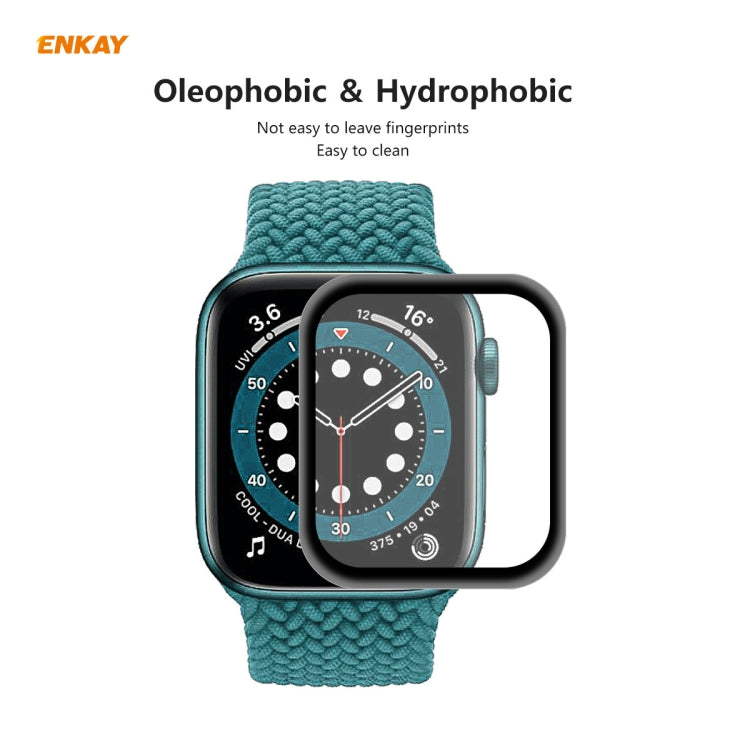 For Apple Watch 6/5/4/SE 44mm 10 PCS ENKAY Hat-Prince 3D Full Screen Soft PC Edge + PMMA HD Screen Protector Film - Watch Cases by ENKAY | Online Shopping UK | buy2fix