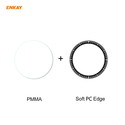 10 PCS For Amazfit GTR 2 ENKAY Hat-Prince 3D Full Screen Soft PC Edge + PMMA HD Screen Protector Film - Screen Protector by ENKAY | Online Shopping UK | buy2fix